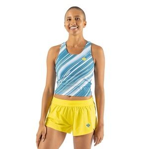 Rabbit Running Crusher Crop Race Tank Top Size M